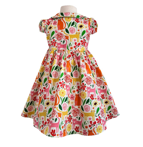 cats-meow-vintage-nellie-dress-w-hairbow-little-miss-marmalade - Sophia's Style -2